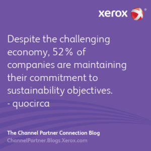 Despite the challenging economy, sustainability commitments remain - quocirca