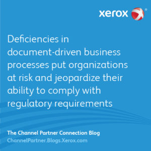 Deficiences in document-driven processes put organizations at risk