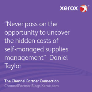 never pass on the opportunity to uncover the hidden costs of self-managed supplies management - Daniel Taylor